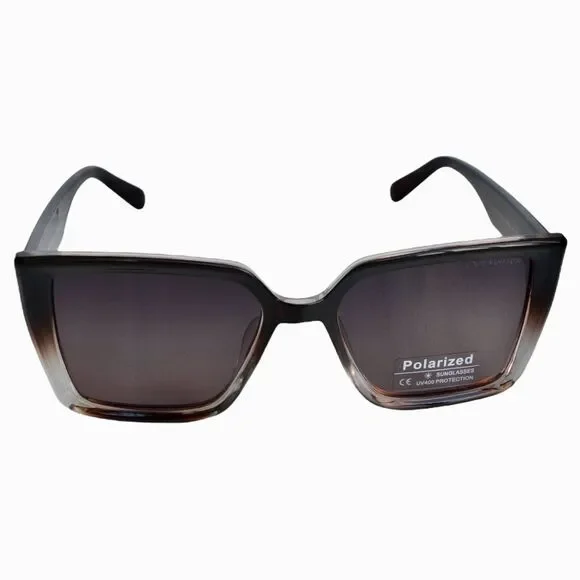 Louis Vuitton Black Frame Brown Gradient Lens Women\'s Sunglasses Louis Vuitton #17473 Gradient Brown Lens Bifocal Sunglasses  main image 3